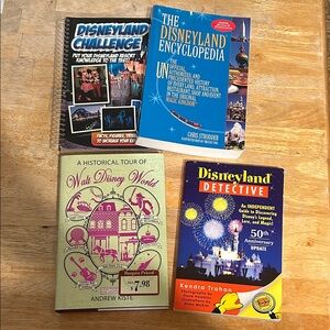 Disneyland and Disney World Book Collection